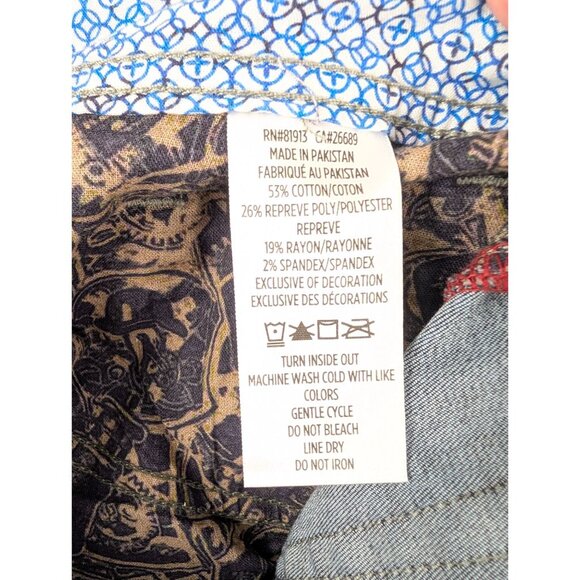 Robert Graham Jeans Mens 34x31 Charcoal Distressed Acid Wash Denim - Picture 9 of 10